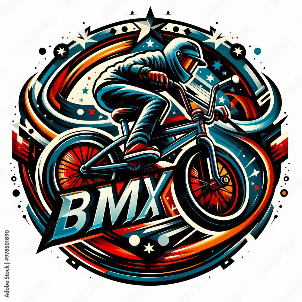 logo BMX club, vector, editing logo BMX club, vector, editing