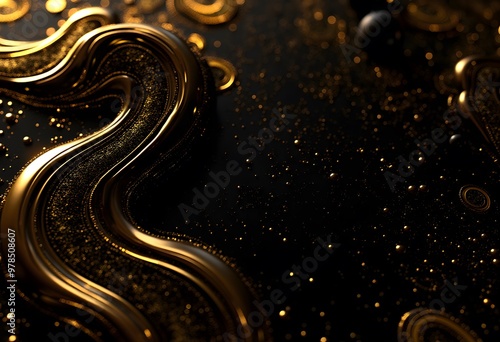 Abstract Gold Texture