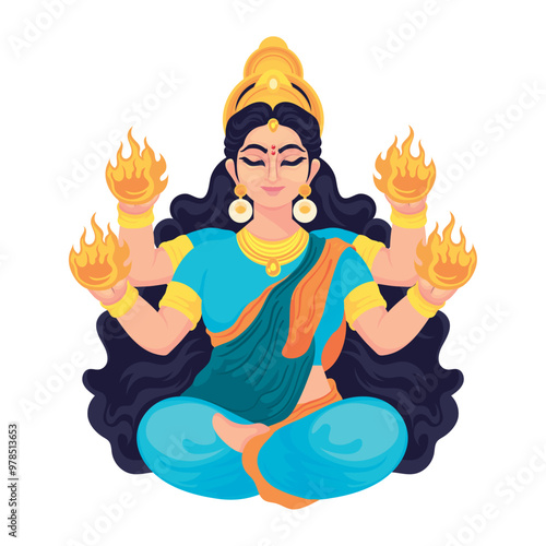 hindu goddess saraswati character