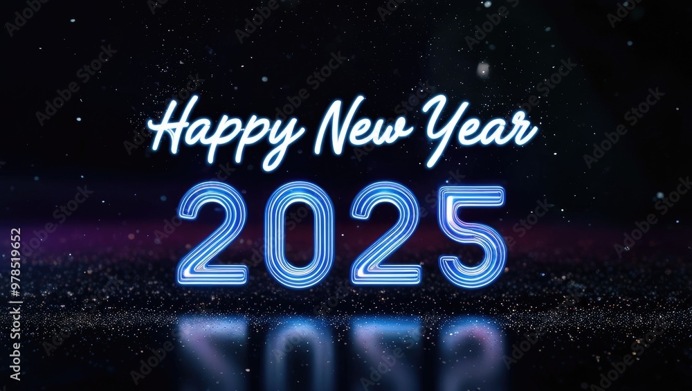 Neon Celebration: Welcoming 2025 in Glowing Lights Neon Celebration: Welcoming 2025 in Glowing Lights