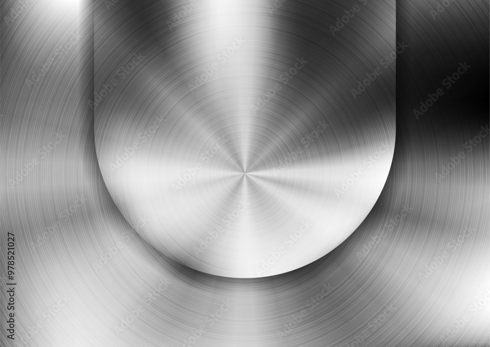 Grey chrome metallic geometric textural abstract background. Vector design Grey chrome metallic geometric textural abstract background. Vector design