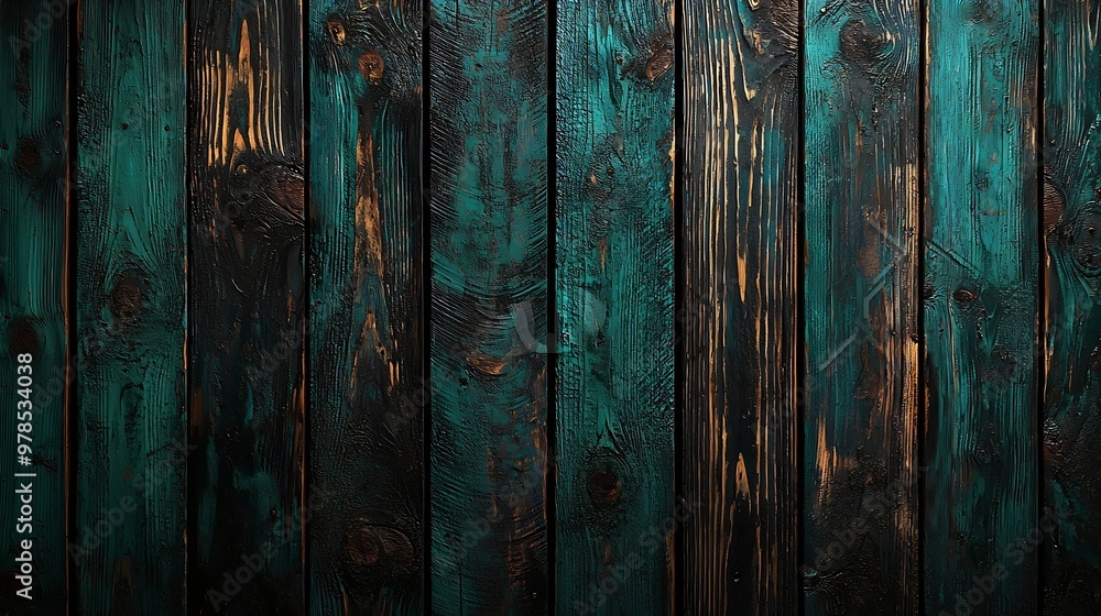 Green Wood Background : Generative AI Green Wood Background : Generative AI