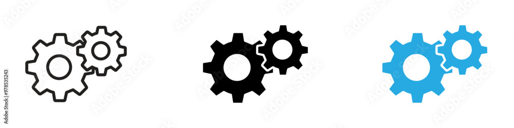 Manage icon thin line illustration Manage icon thin line illustration