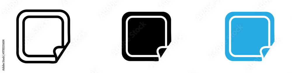 Nicotine patch icon thin line illustration Nicotine patch icon thin line illustration