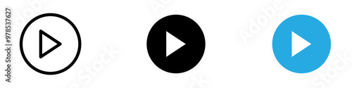 Free Download Video Icon thin line illustration - GFXLoad
