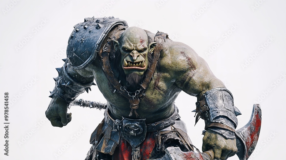 Fearsome Warrior Roaring Their Battle Cry Under the Mighty Banner of War Fearsome Warrior Roaring Their Battle Cry Under the Mighty Banner of War