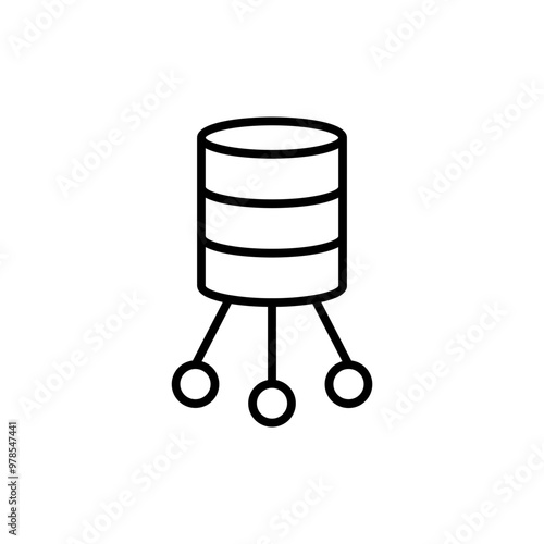big data line icon