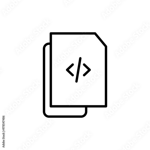 coding line icon