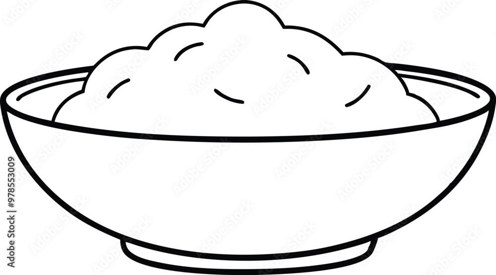 Creamy Mashed Potatoes with Butter Vector Drawing Tasty Food Illustration
Creamy Mashed Potatoes with Butter Vector Drawing Tasty Food Illustration