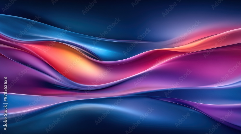 Wallpaper Misty wisps on Coal contrast background