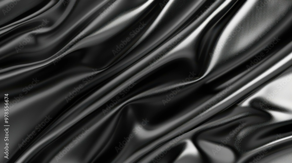 Enigmatic transparent plastic wrap on a dark backdrop captures mesmerizing light and shadow play. Texture overlay for creative designs. Enigmatic transparent plastic wrap on a dark backdrop captures mesmerizing light and shadow play. Texture overlay for creative designs.