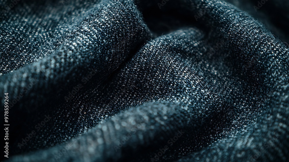 Gray Folded Fabric Texture : Generative AI Gray Folded Fabric Texture : Generative AI