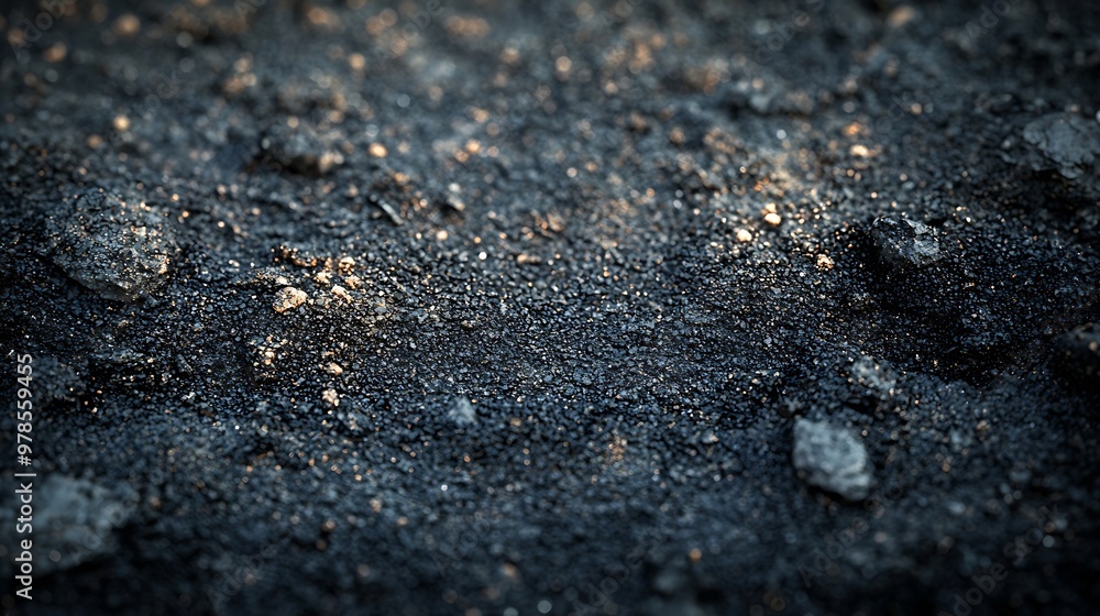 Black Dusty and Dirty Surface Texture : Generative AI Black Dusty and Dirty Surface Texture : Generative AI