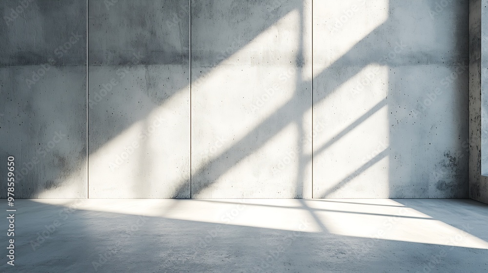 Obraz premium Light Concrete Wall Background : Generative AI