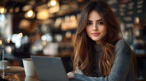 woman with laptop