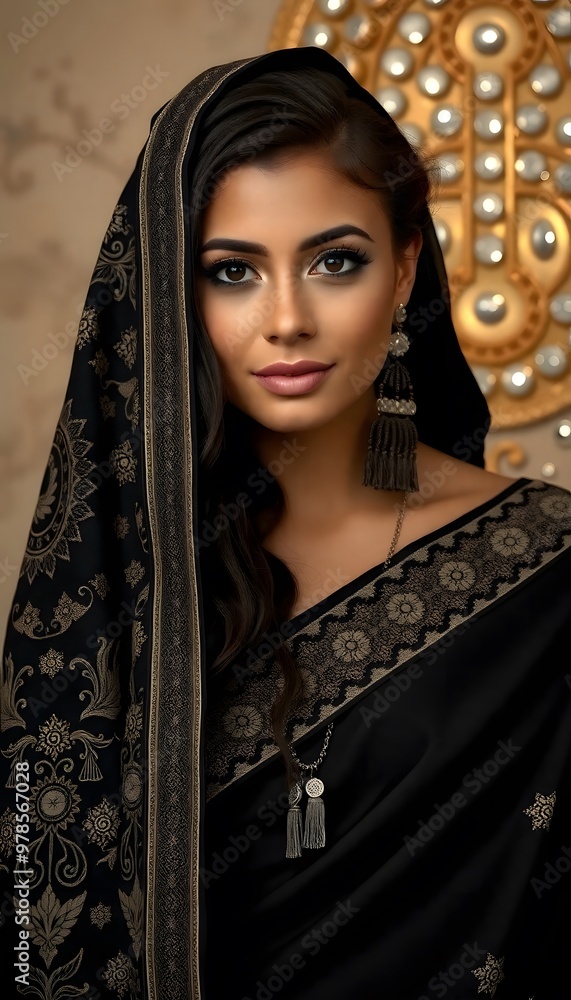 portrait of beautiful Algerian woman portrait of beautiful Algerian woman
