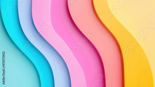 Rainbow Pastel Abstract Texture, a vibrant blend of soft colors and shapes creating a joyful backdrop, perfect for celebrating diversity during pride month or adding a cheerful touch to any project.