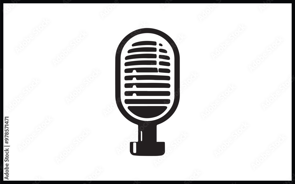 Fototapeta premium Listening Music Icon Vector