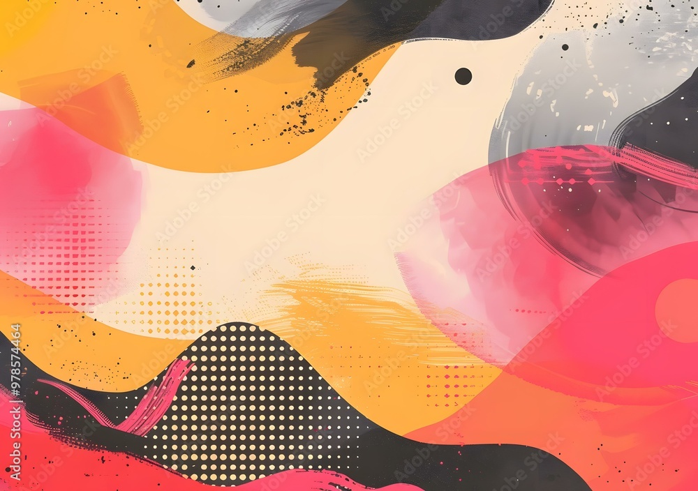 Abstract Art Background with Watercolor Brush Strokes Abstract Art Background with Watercolor Brush Strokes