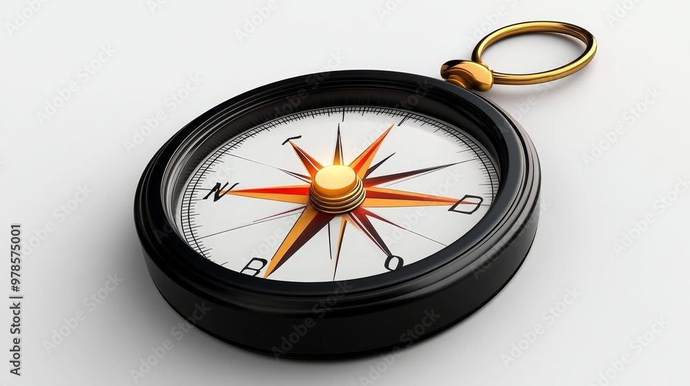 A classic compass featuring a detailed compass rose, ideal for navigation, travel, and adventure themes. A classic compass featuring a detailed compass rose, ideal for navigation, travel, and adventure themes.