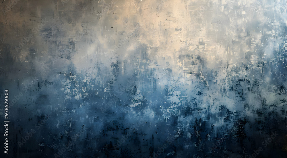 Obraz premium Gradient Blue to Dark Gray abstract background