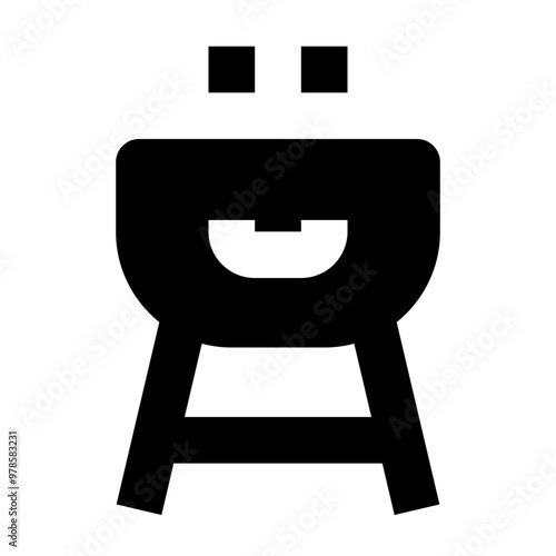 barbecue solid icon
