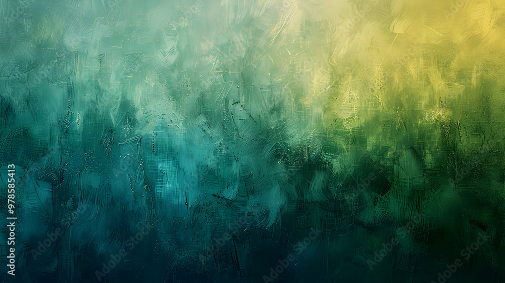 Obraz premium Gradient Cyan to Olive abstract background