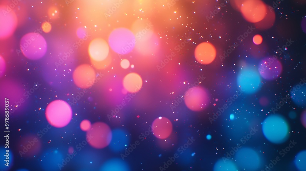 Colorful Bokeh Background : Generative AI Colorful Bokeh Background : Generative AI
