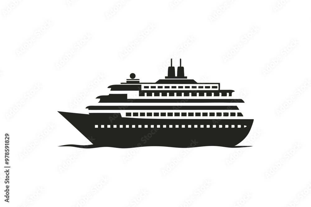 cruise ship isolated on white cruise ship isolated on white
