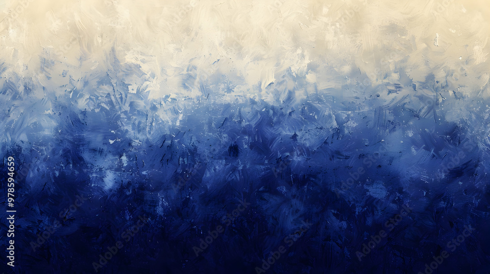 Obraz premium Gradient Indigo to Ivory abstract background