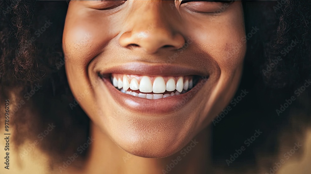 A person's warm smile, revealing dimples in their cheeks. A person's warm smile, revealing dimples in their cheeks.