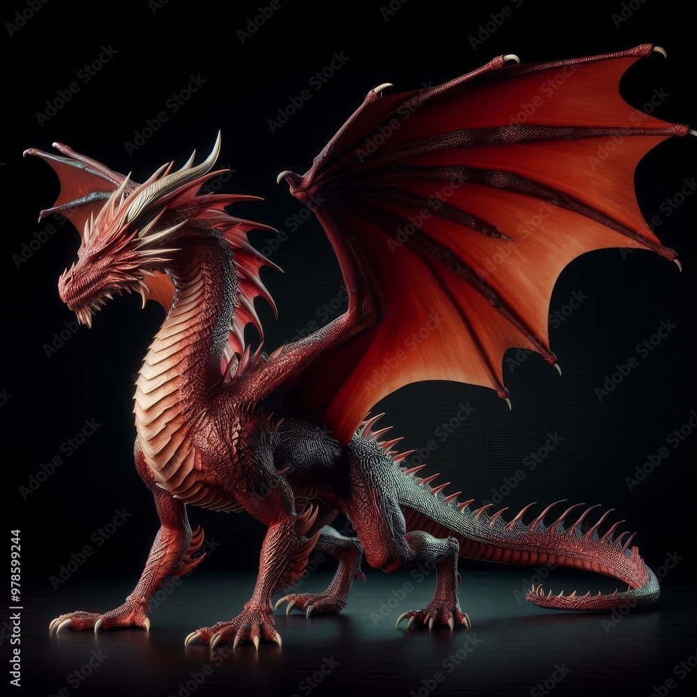fire dragon on black isolated background fire dragon on black isolated background