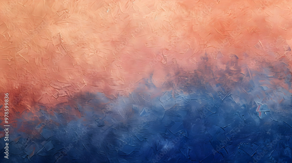 Fototapeta premium Gradient Peach to Periwinkle abstract background