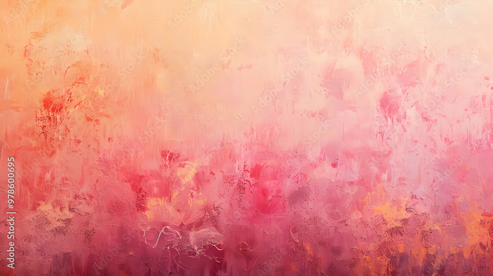 Fototapeta premium Gradient Peach to Blush abstract background