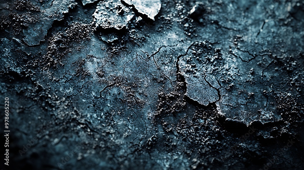 Black Dirty Surface Texture : Generative AI Black Dirty Surface Texture : Generative AI