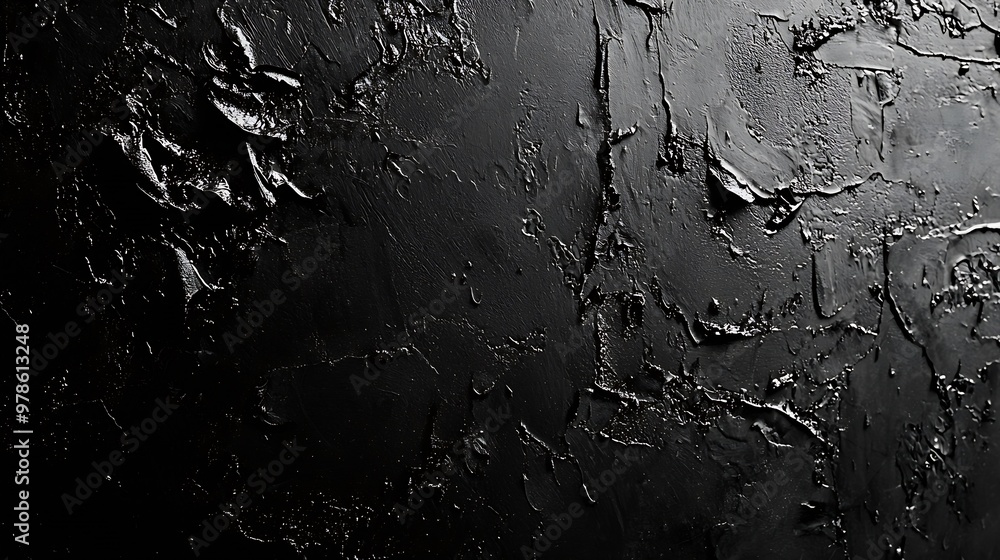 Abstract Black Wall Background : Generative AI Abstract Black Wall Background : Generative AI