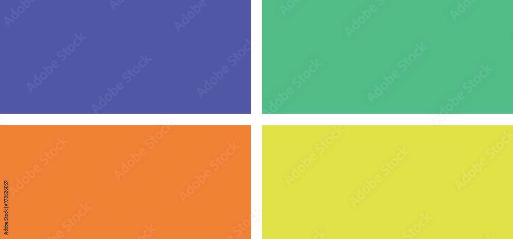 Fototapeta premium simple infographic chart rectangle 4divider