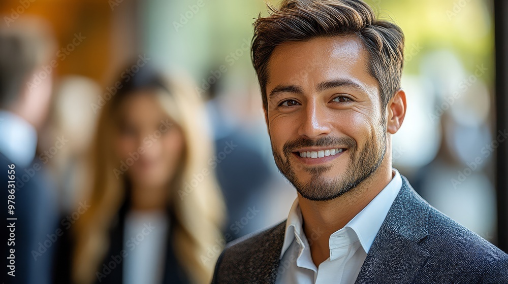 Portrait of a Smiling Businessman in a Suit Portrait of a Smiling Businessman in a Suit