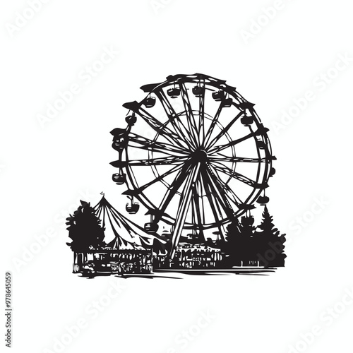 washington state fair event vector