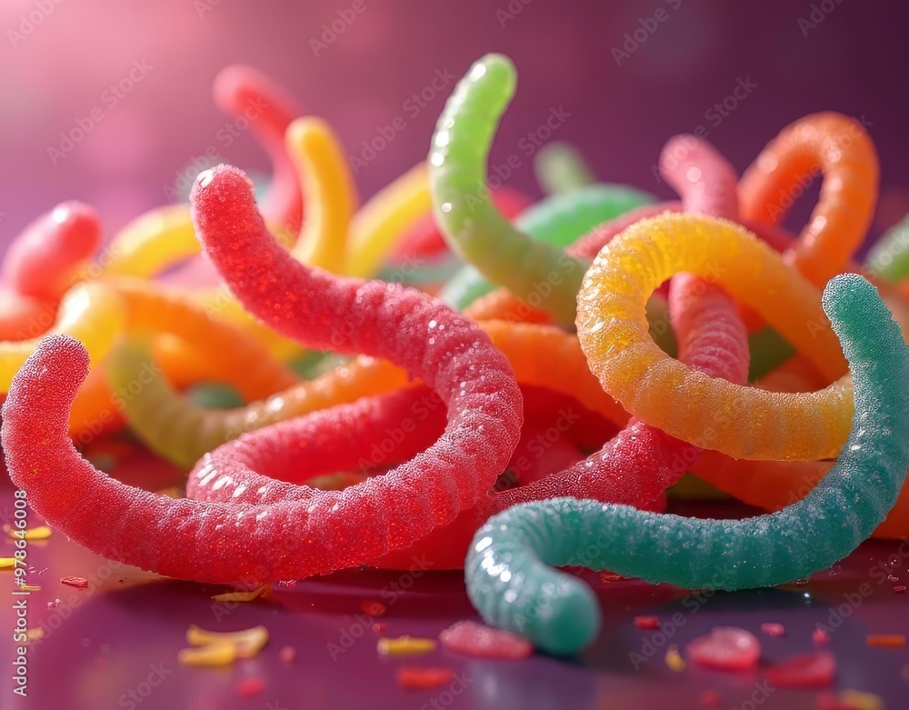 Tart Treats: Delectable Sour Worms Tempting the Palate Tart Treats: Delectable Sour Worms Tempting the Palate