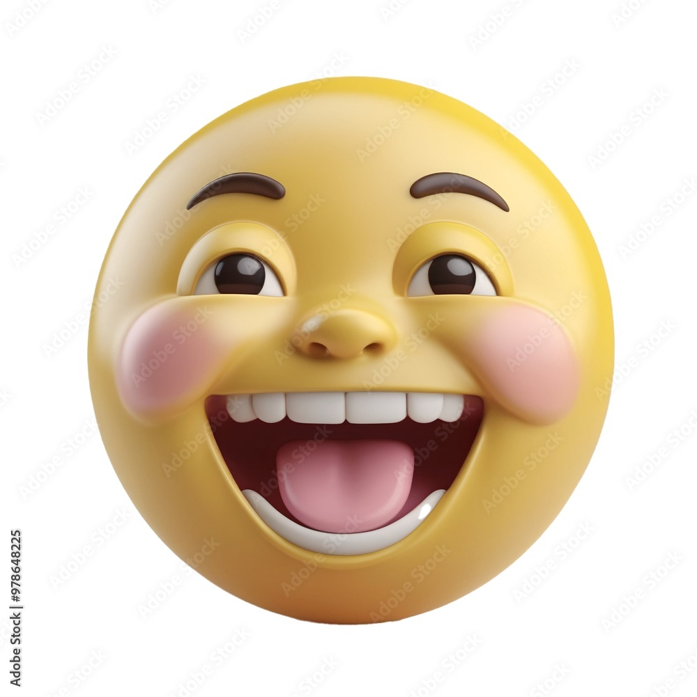 Fototapeta premium 3d smiley face