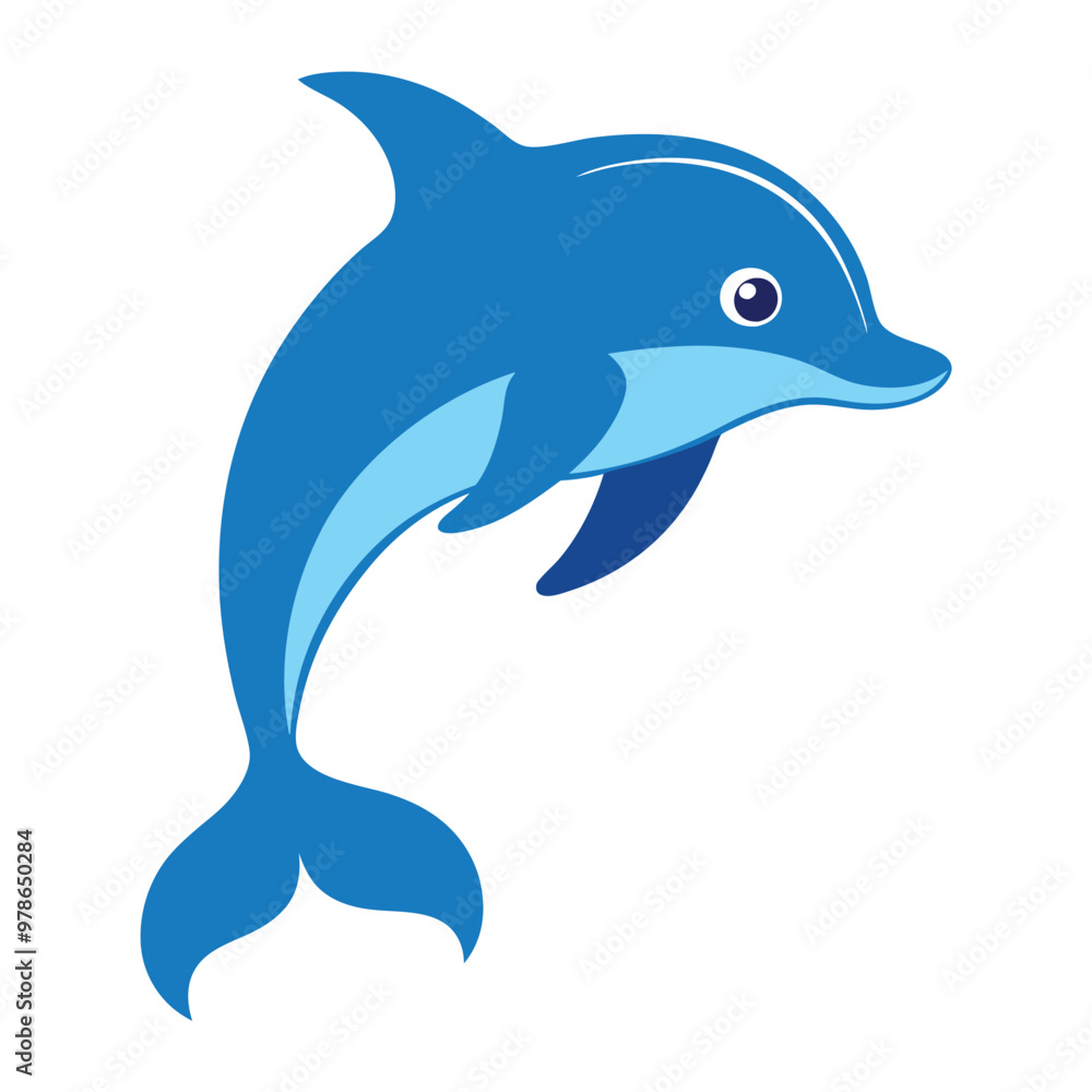 Blow dolphin isolated on white background Blow dolphin isolated on white background