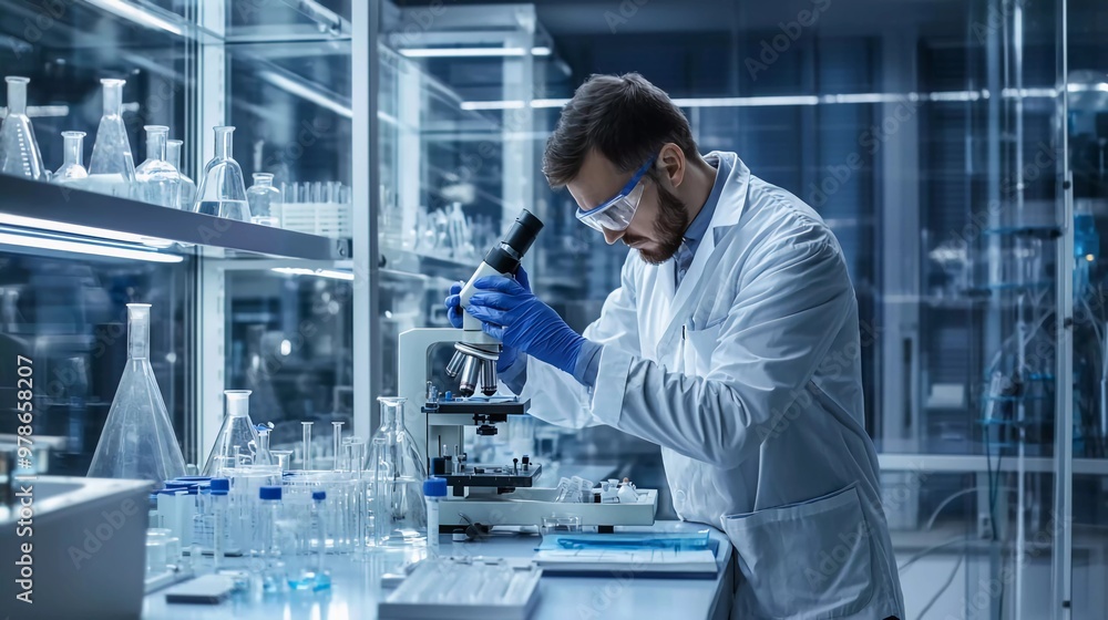 good scientist working at the laboratory good scientist working at the laboratory