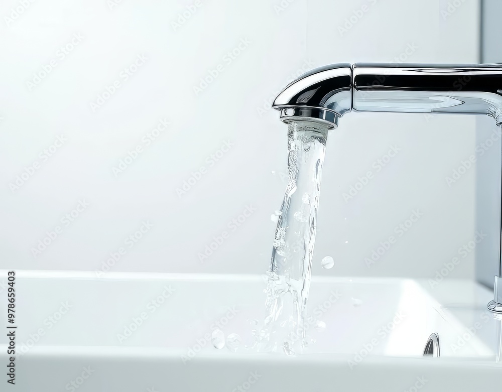 Faucet Flowing Fresh Water: A Symbol of Purity and Hydration Faucet Flowing Fresh Water: A Symbol of Purity and Hydration