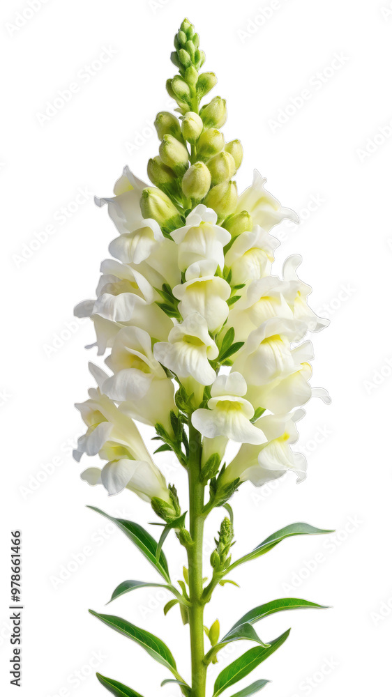 Isolated Snapdragon Flower on Transparent Background - High-Quality Botanical Image Isolated Snapdragon Flower on Transparent Background - High-Quality Botanical Image