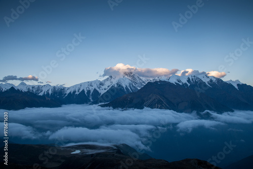 Gongga Snow Mountain on the Cloud Sea, Sichuan Province, China