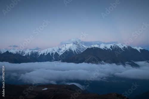 Gongga Snow Mountain on the Cloud Sea, Sichuan Province, China