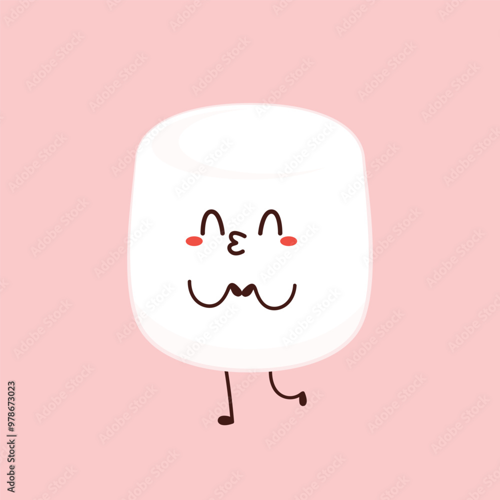 Marshmallow cartoon. marshmallow character design. Marshmallow vector. Marshmallow cartoon. marshmallow character design. Marshmallow vector.