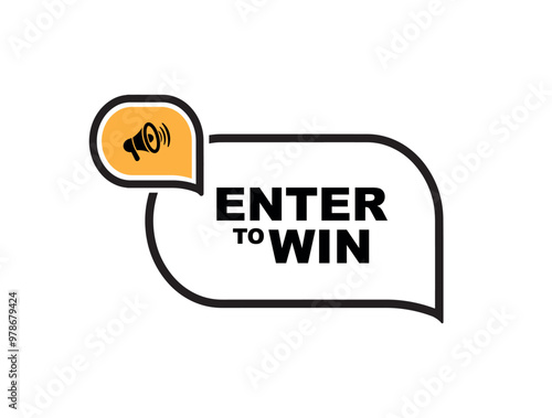 enter to win sign	