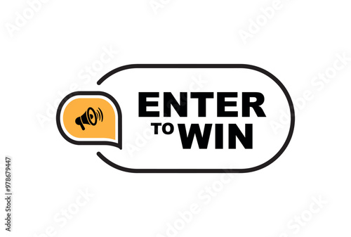 enter to win sign	
